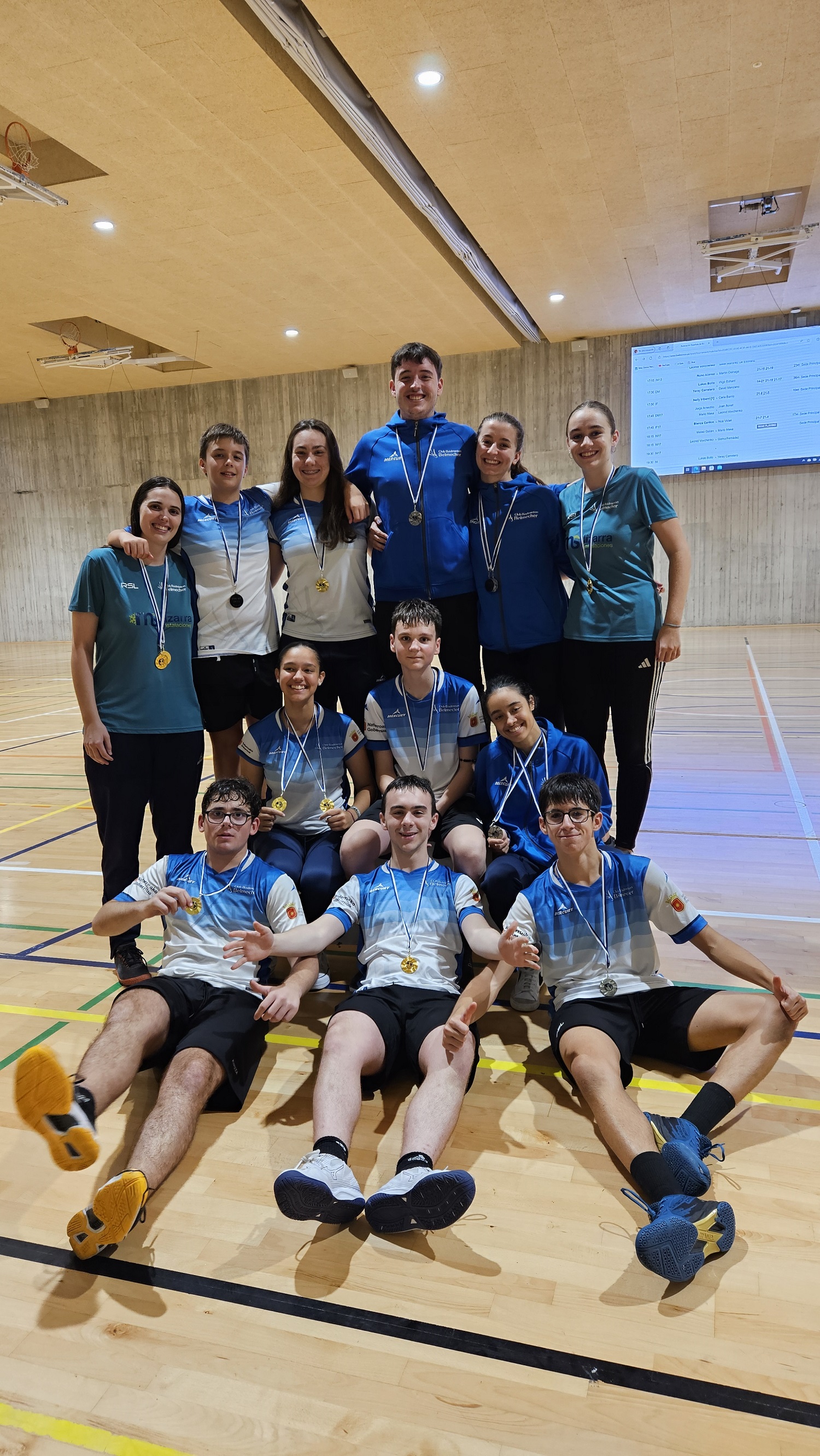 &Eacute;xito rotundo del B&aacute;dminton Belmecher en San Sebasti&aacute;n